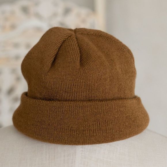 RBX Cognac Knit Beanie One Size - Picture 6 of 6